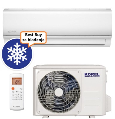 KOREL Klima uređaj Nexo KOR32-24HFN8-IX/KOR32-24HFN8-OX, 7,0 kW