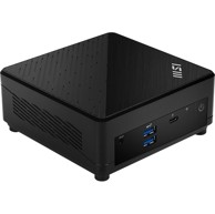 MSI Stolno računalo Cubi 5 1M-440BEU, Intel Core 3 100U, bez RAM-a, bez SSD-a, bez operativnog sustava, crna