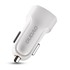 DUDAO Auto punjač R7 2x USB 2.4A + 3in1 Lightning / Type C / micro USB, bijela