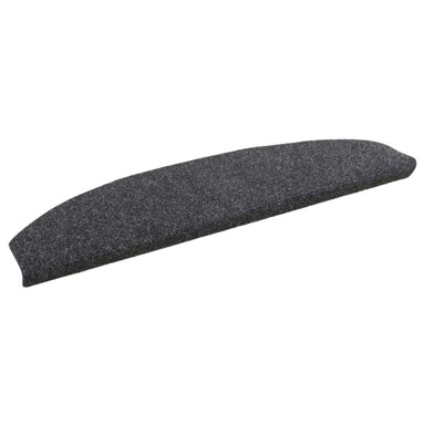 Samoljepljivi stepenasti ulošci polukružni, 15 pcs, tamnosiva