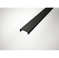 Difuzor za aluminijski profil, crni, 2m
