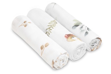 Muslin pelene, bijela, 3 kom