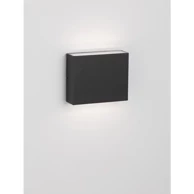 Vanjska zidna svjetiljka Dewi, LED, 7,7W, 3000 K, 296 lm, IP65, NL9492640, antracit