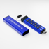 ISTORAGE USB memorijski pogon datAshur PRO+C, 256 GB, USB Tip-C 3.2 Gen 1, plavi