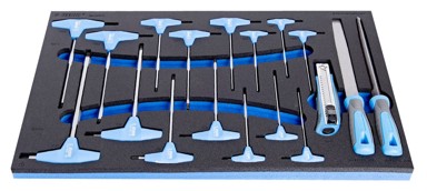 UNIOR Set odvijača, turpija i noževa 964/34SOS (621393), SOS kutija