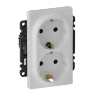 LEGRAND 753126 dupla utičnica 2p+e/16a/250v valena life bijela le753126