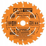 CMT ITK Plus kružna pila za drvo, 160 x 20 mm, 24 zubi, za uzdužno rezanje