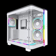 MONTECH Kućište King 95 Pro, bijelo, prozor, RGB, ATX