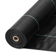 VEVOR Tkanina protiv korova 0,9 x 15,2 m, crna