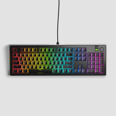 GLORIOUS Tipkovnica GMMK 3 HE 65 % Custom Gaming - Pre-Built, ANSI (US), Fox HE Switches, crna GLO-KB-GMMK3-65-PB-HE-W-BLK-US