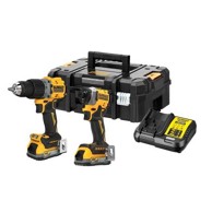 DEWALT Aku bušilica i odvijač DCD805+DCF850, 18V, 2x1.7Ah, TSTAK kutija