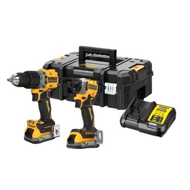 DEWALT Aku bušilica i odvijač DCD805+DCF850, 18V, 2x1.7Ah, TSTAK kutija