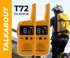 MOTOROLA Walkie Talkie set T72 GO PMR, VOX, IP54 + dodaci, žuta