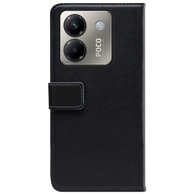 MOBILIZE PU kožna futrola tipa knjige za Poco M7 Pro, crna