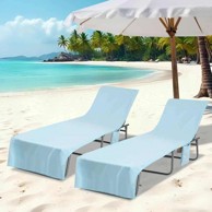 Ručnici za ležaljku, 2 kom, 210 x 75 cm, plava