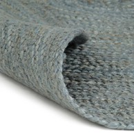 Ručno rađeni tepih od jute okrugli 240 cm maslinastozeleni