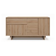 MARCKERIC Komoda u dekoru hrasta u prirodnoj boji, 146x76x45 cm Carpi