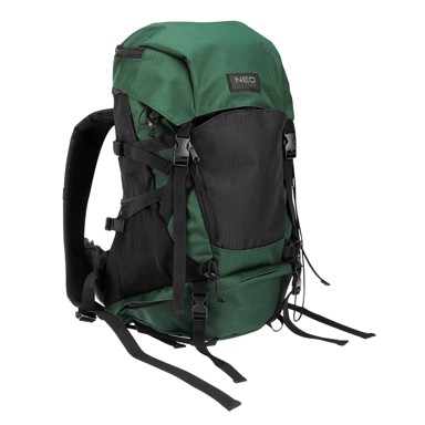 NEO TOOLS Trekking ruksak 30L, zeleni