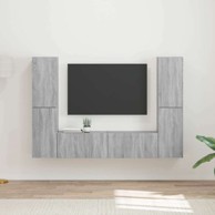 TV ormarić set 3 kom, siva Sonoma