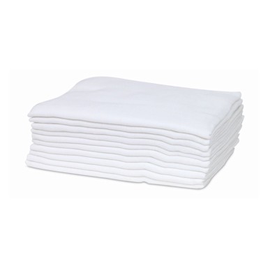 BUBABA BY FREEON Tetra pelene, dimenzije 80 × 80 cm, bijela boja, 10 kom