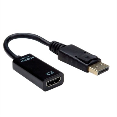 ROLINE VALUE Adapter/kabel 4K DisplayPort na HDMI, muški / ženski