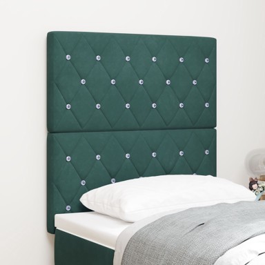 Glava kreveta s kabinetom od umjetnog hrasta 220x18.5x104.5 cm, crna