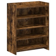 Ormar za cipele s pohranom, 73,5 x 36 x 92 cm, dimljeni hrast