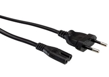 ROLINE Kabel naponski, IEC320 C7, 3m, crni