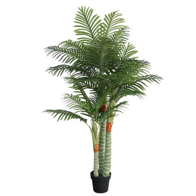 Umjetna palma s 3 debla, zelena, 180 cm