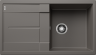 BLANCO Sudoper Metra 5 S Silgranit, vulkan siva
