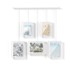 UMBRA Bijeli metalni viseći okviri u setu 5 kom 66x69 cm Exhibit 