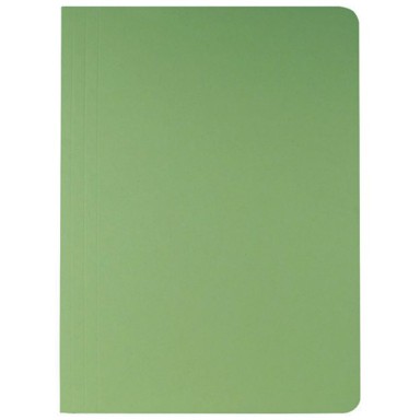 FORNAX Fascikl, A4, s klapnom, prešpan, zelena