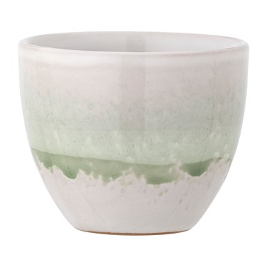 BLOOMINGVILLE Svijetlo zelena šalica od kamenine 195 ml Paula