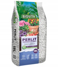 BIOVITA Vrtni perlit za rahljenje tla 18 l, bijeli