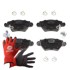 Radne rukavice, GLOVES-MS, crveni premaz, u setu s kočionim pločicama 13046039762N-SET-MS