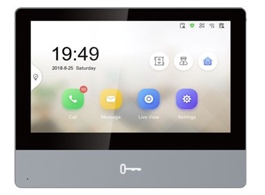 HIKVISION Video doorbell monitor DS-KH8350-WTE1, crna