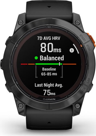 GARMIN Pametni sat Fenix 7X Pro Solar, crni, 26 mm