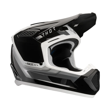 THOR Kaciga Fleet Forge, off road, defy black-white, 2XL