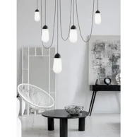 NOVA LUCE Visilica Blaky E14, IP20 NL9092826, matt crna