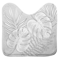 DOUCEUR D'INTÉRIEUR Svijetlo siva kupaonska prostirka za WC 45x45 cm Amber