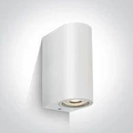 Zidna svjetiljka, 2xGU10, IP65, DM67142G/W, bijela