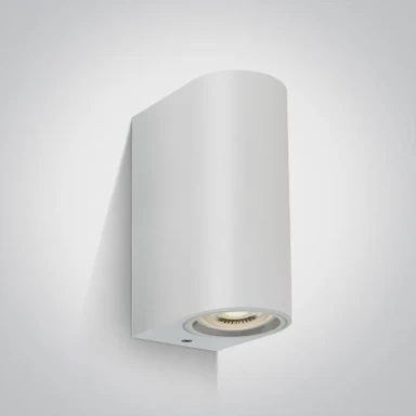 Zidna svjetiljka, 2xGU10, IP65, DM67142G/W, bijela