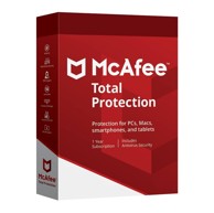 McAfee Total Protection - 3 uređaja, 1 godina