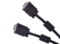 CABLETECH Svga monitor kabel hd15 muški/muški s feritom 10 m