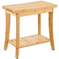 VEVOR Klupa za tuširanje, 48,5 x 28,7 x 46,5 cm, prirodna