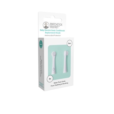 MATCHSTICK MONKEY Nastavak za zubnu četkicu, bijeli