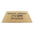 ARTSY DOORMATS Otirač od kokosovih vlakana 40x60 cm Gin O'Clock 