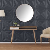 Zidni paneli 24 kom sivi 50 x 50 cm XPS 6 m² uzorak zvijezde