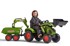 FALK Traktor na pedale Claas s prikolicom, žlicom i buldožerom
