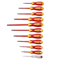 VEVOR Izolirani set odvijača, 11 komada, 285x230x42 mm, crveni